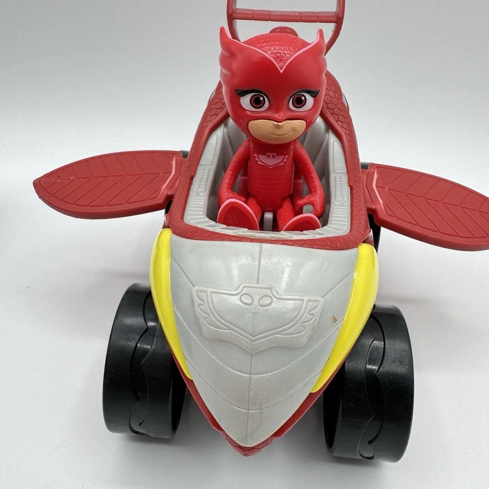 PJ Masks Lot Of 3 Vehicles With Figures Catboy Owlette Gekko Glider Mobile L8